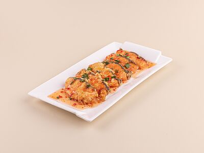 Рыба в соусе sweet chilli форель Доставк