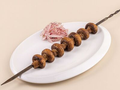 Шашлык из шампиньонов